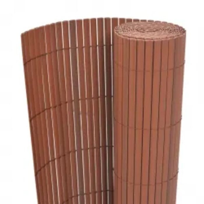 Vidaxl PVC-Gartensichtschutz 110 x 400 cm Braun - bis zu 43,9% Rabatt