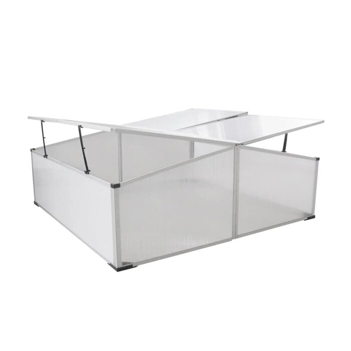 Frühbeet mit 4 Deckeln 108x110 cm - jetzt bis zu 45,6% sparen