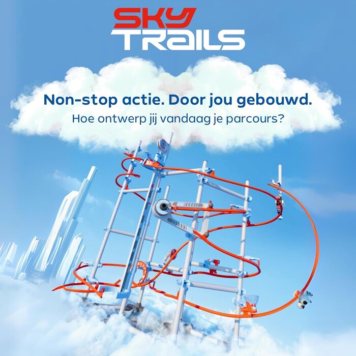 Sky Trails Kugelbahn Bausatz - Kreatives Konstruktionsspielzeug bis zu 70% Rabatt