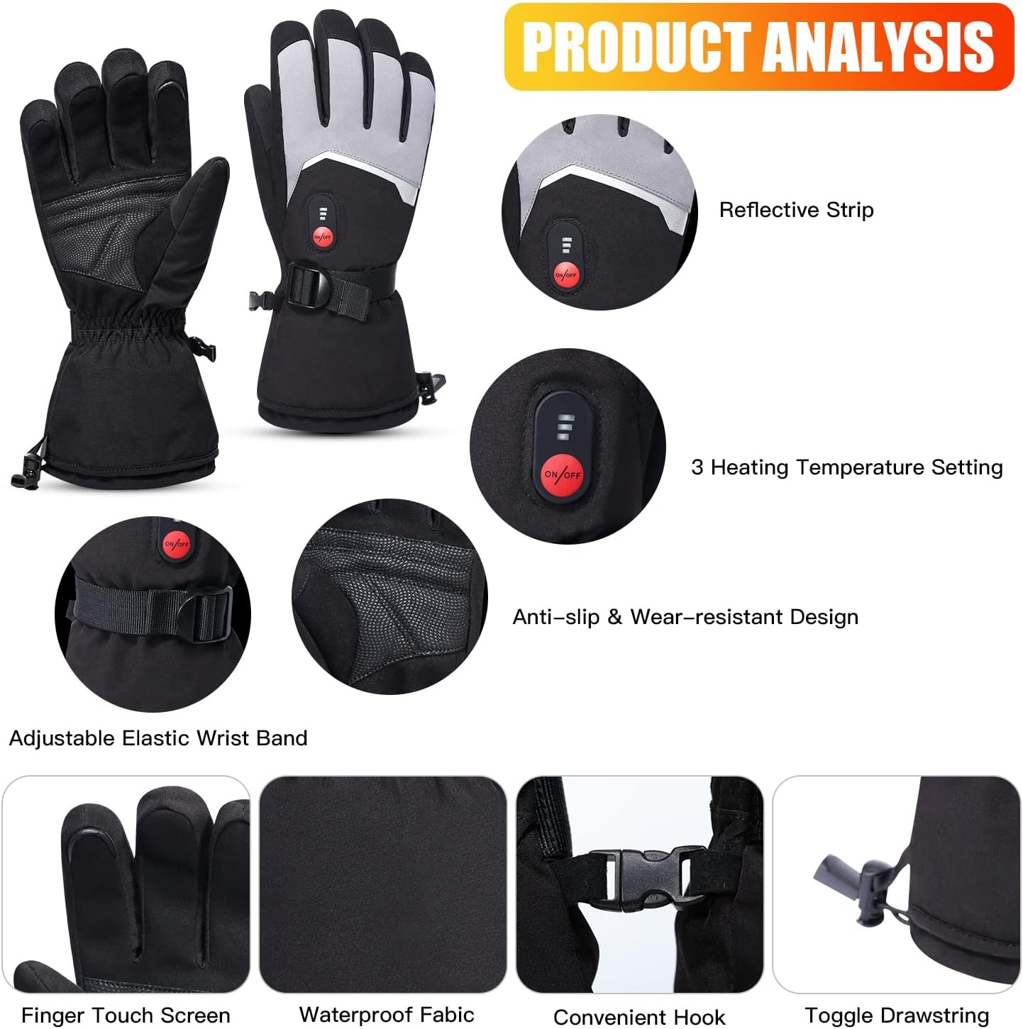 Beheizbare Handschuhe - Winter-Set mit Akku - jetzt bis zu 67% Rabatt