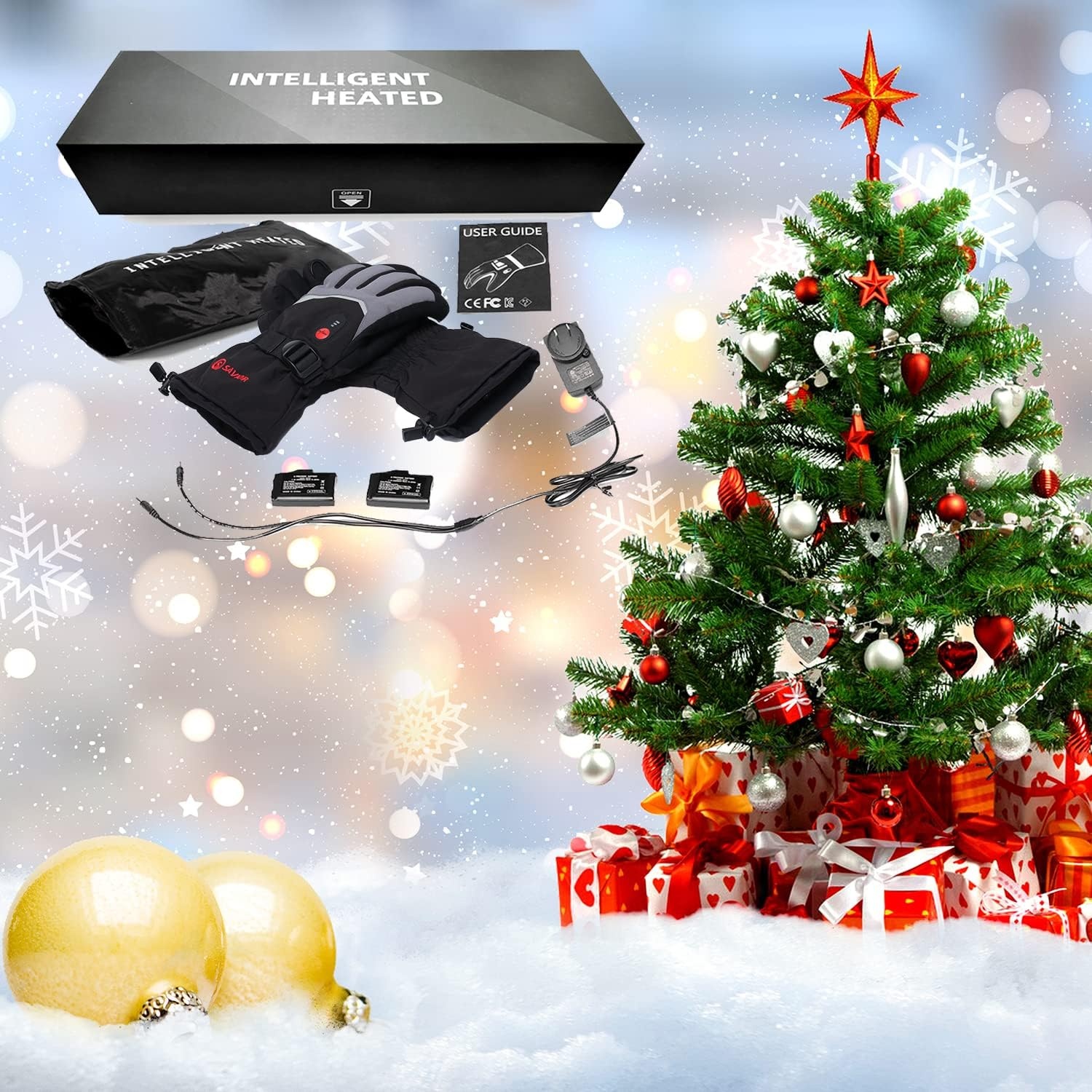 Beheizbare Handschuhe - Winter-Set mit Akku - jetzt bis zu 67% Rabatt