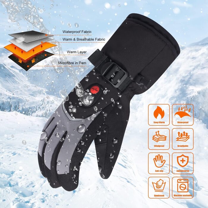 Beheizbare Handschuhe - Winter-Komfort - Jetzt bis zu 67% Rabatt sichern
