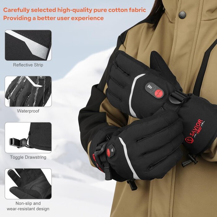 Beheizbare Motorradhandschuhe XXXL Grau - bis zu 68% sparen