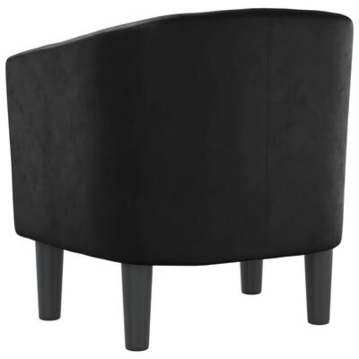 Vidaxl Eleganter Schalenstuhl in Schwarz - Jetzt bis zu 46,3 % Rabatt sichern