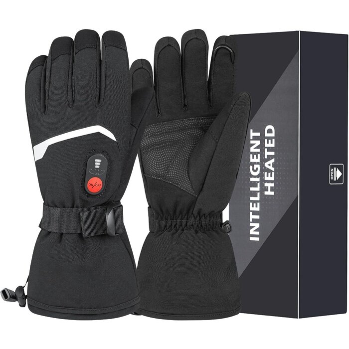 Beheizbare Outdoor-Handschuhe Gr. M - Schwarz - Bis zu 67% Rabatt