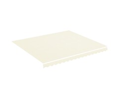 Vidaxl Markisenstoff Ersatzbespannung 4x3,5m Creme - bis zu 55% günstiger