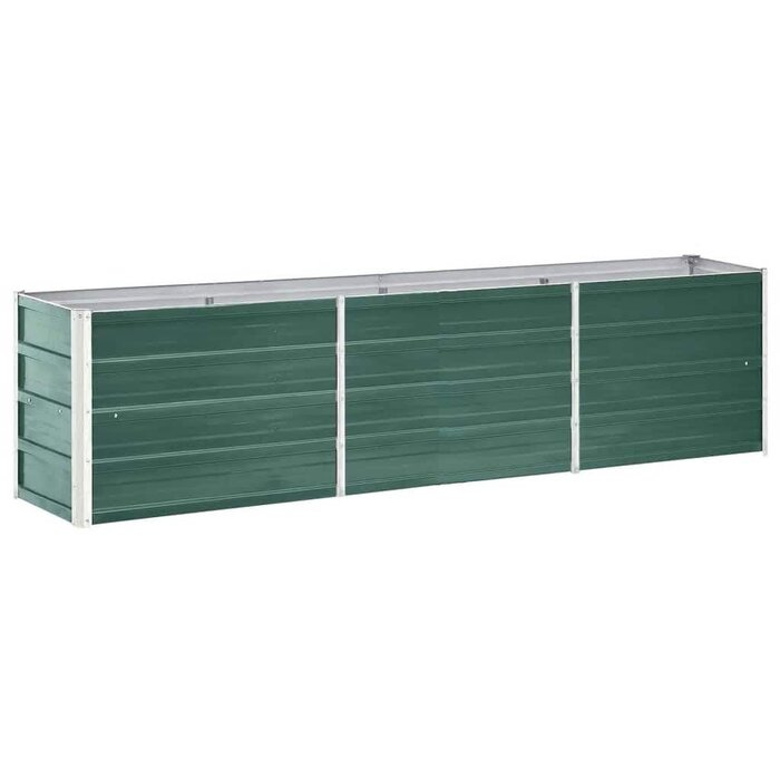 Vidaxl Großes Hochbeet 240x40x45cm, Stahl, Grün - Jetzt bis zu 44,7% Rabatt sichern