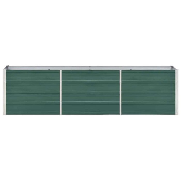 Vidaxl Großes Hochbeet 240x40x45cm, Stahl, Grün - Jetzt bis zu 44,7% Rabatt sichern