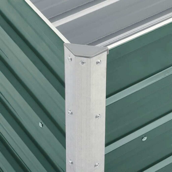 Vidaxl Großes Hochbeet 240x40x45cm, Stahl, Grün - Jetzt bis zu 44,7% Rabatt sichern