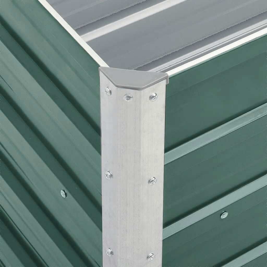 Vidaxl Großes Hochbeet 240x40x45cm, Stahl, Grün - Jetzt bis zu 44,7% Rabatt sichern