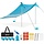Tragbares Strand-Sonnensegel Lycra, UPF 50+, 2,4x2m - bis zu 42% Rabatt