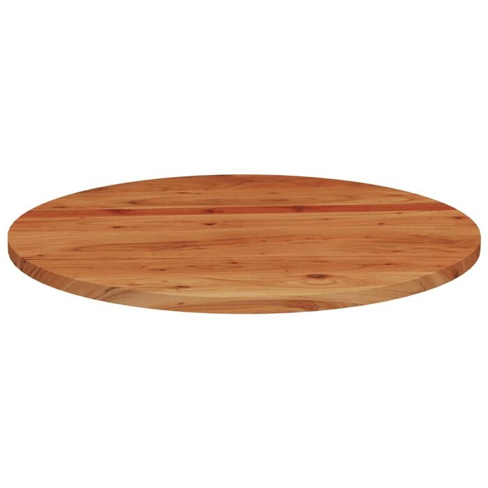 Vidaxl Runde Akazien-Tischplatte Ø 80 cm - Massivholz - bis zu 46,1% Rabatt