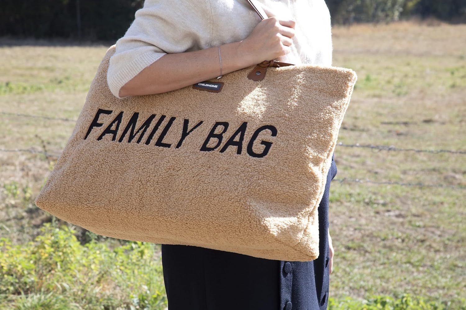 Große Familientasche Teddy Beige - Wickeltasche & Reisetasche bis zu 68% reduziert