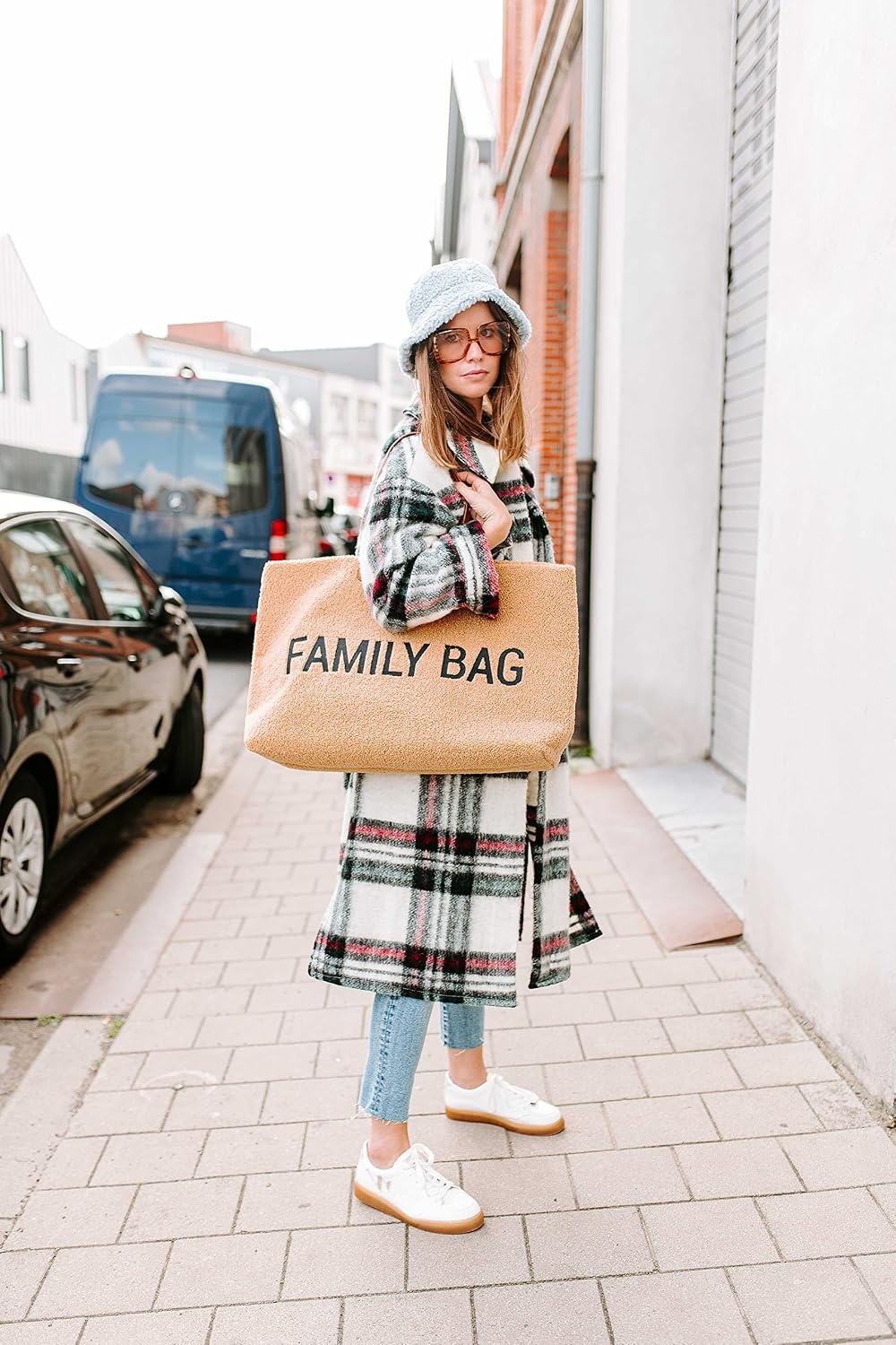 Große Familientasche Teddy Beige - Wickeltasche & Reisetasche bis zu 68% reduziert