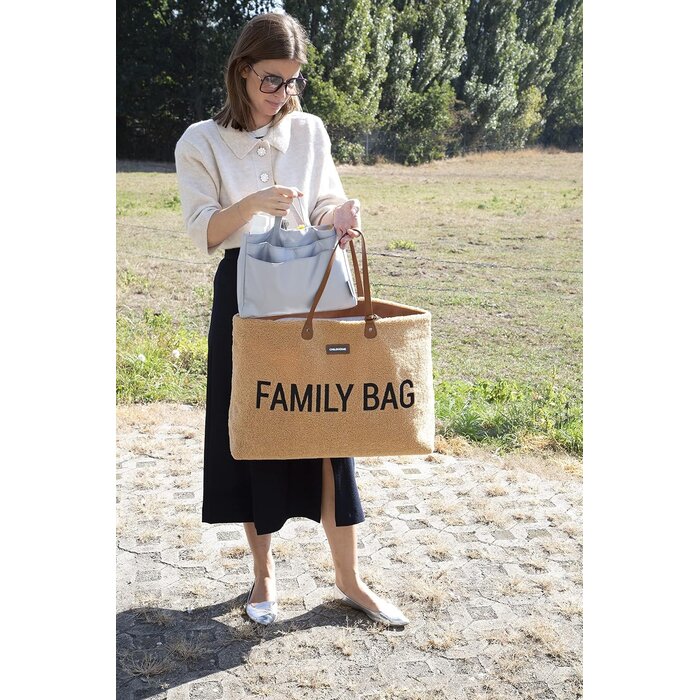 Große Familientasche Teddy Beige - Wickeltasche & Reisetasche bis zu 68% reduziert