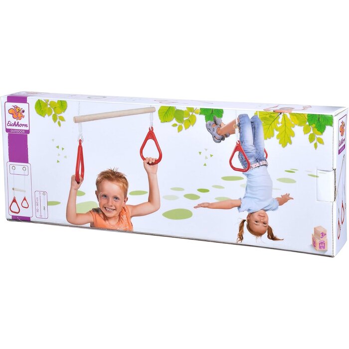 2-in-1 Garten-Turnset: Schaukel & Trapez - höhenverstellbar - bis zu 28% Rabatt