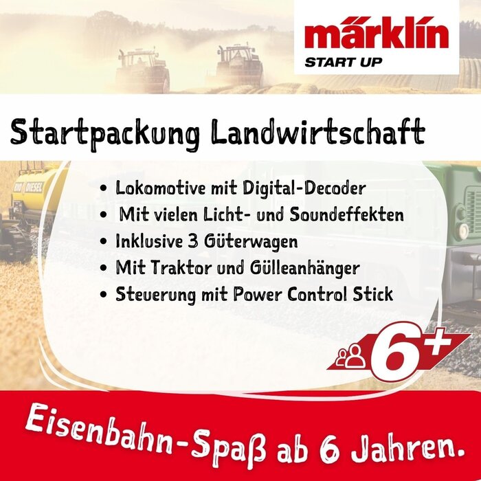 Modelleisenbahn-Startset Landwirtschaft H0 digital - bis zu 42,7% Rabatt