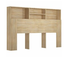 Vidaxl Bett-Kopfteil mit Regal Sonoma-Eiche 160x103,5 cm - jetzt bis zu 51% sparen