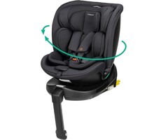 Mitwachsender i-Size Kindersitz 360° - Schwarz - Jetzt bis zu 49% sparen