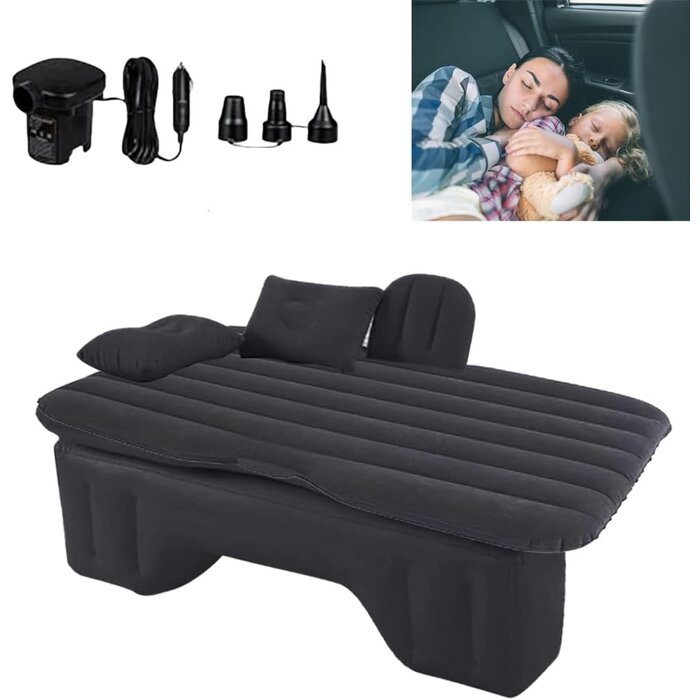 Auto-Luftmatratze für Camping & Reisen - Schwarz, 135x70cm, bis zu 40,1% Rabatt