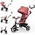 Kinderdreirad mit 360° Sitz - Pink - mit Liegefunktion - bis zu 42% Rabatt