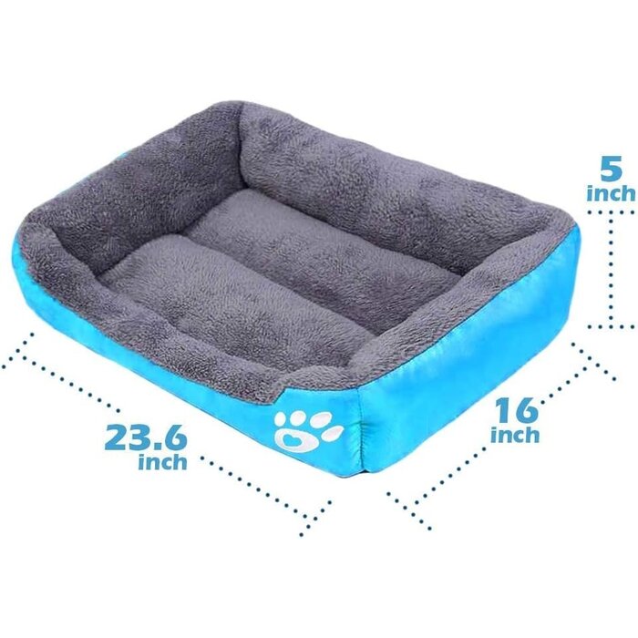 Selbstwärmendes Haustierbett 60x40cm - Blau - Outlet bis zu 62% Rabatt