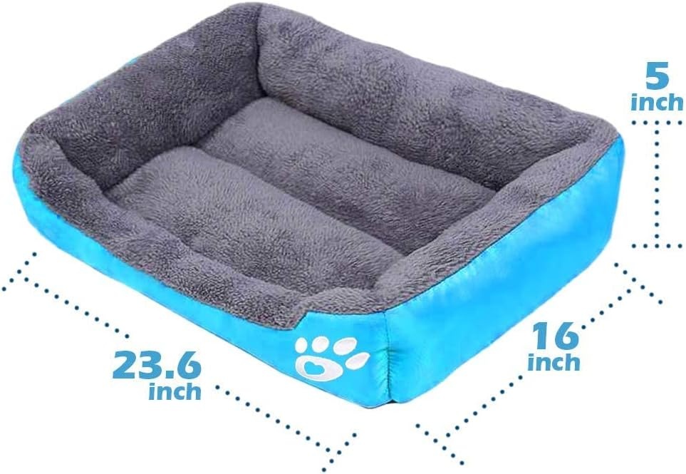 Selbstwärmendes Haustierbett 60x40cm - Blau - Outlet bis zu 62% Rabatt