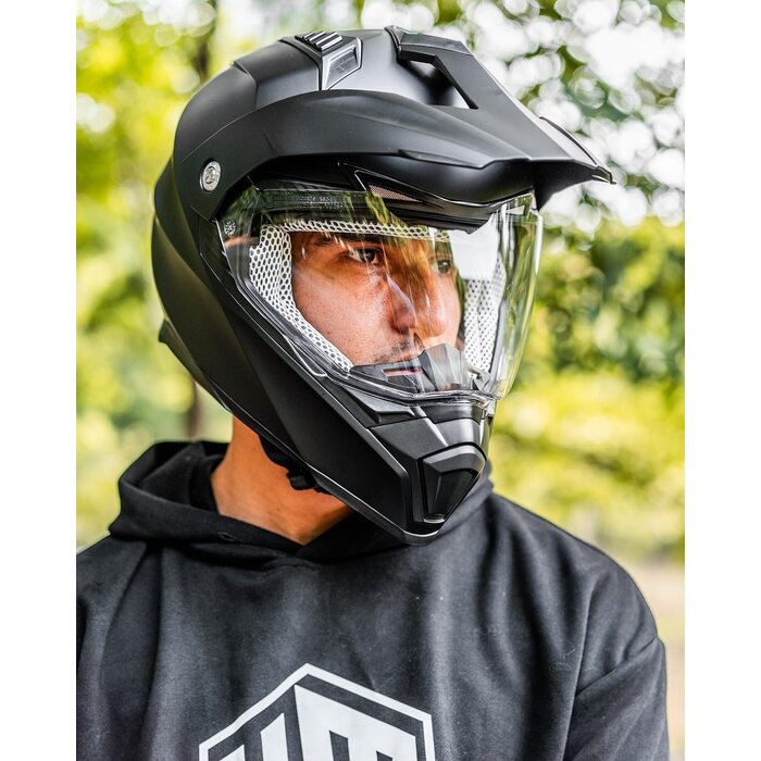 Vollvisierhelm für Motocross & ATV ECE 22.06 Mattschwarz - Bis zu 42,1% Rabatt