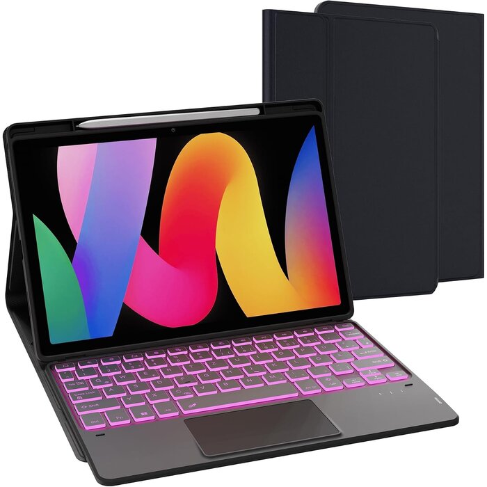 Tastatur-Hülle für 11 Zoll Tablet mit Touchpad - Bis zu 64 % Rabatt
