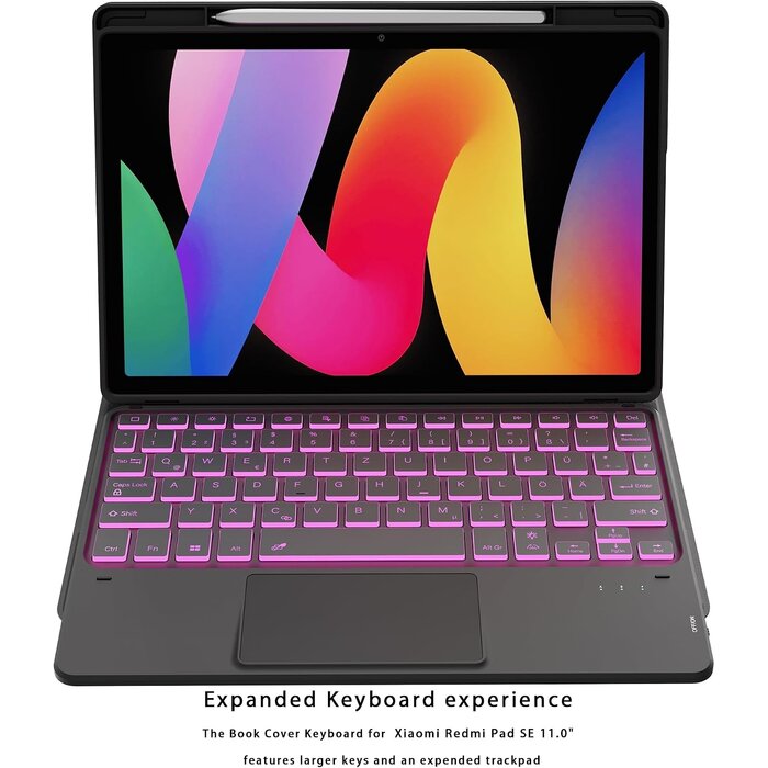 Tastatur-Hülle für 11 Zoll Tablet mit Touchpad - Bis zu 64 % Rabatt