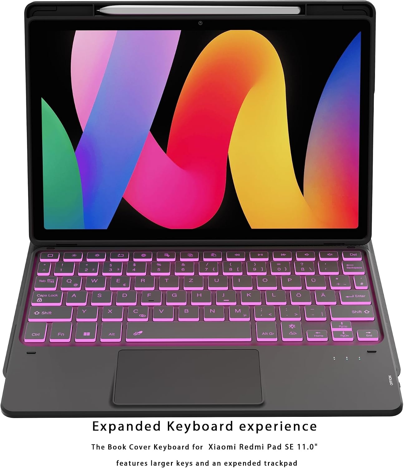 Tastatur-Hülle für 11 Zoll Tablet mit Touchpad - Bis zu 64 % Rabatt