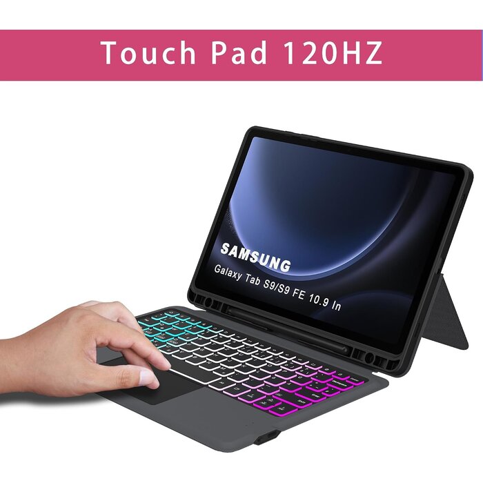 Roofei Tastatur-Hülle für Galaxy Tab S9/S10 mit Touchpad - bis zu 40,5% Rabatt