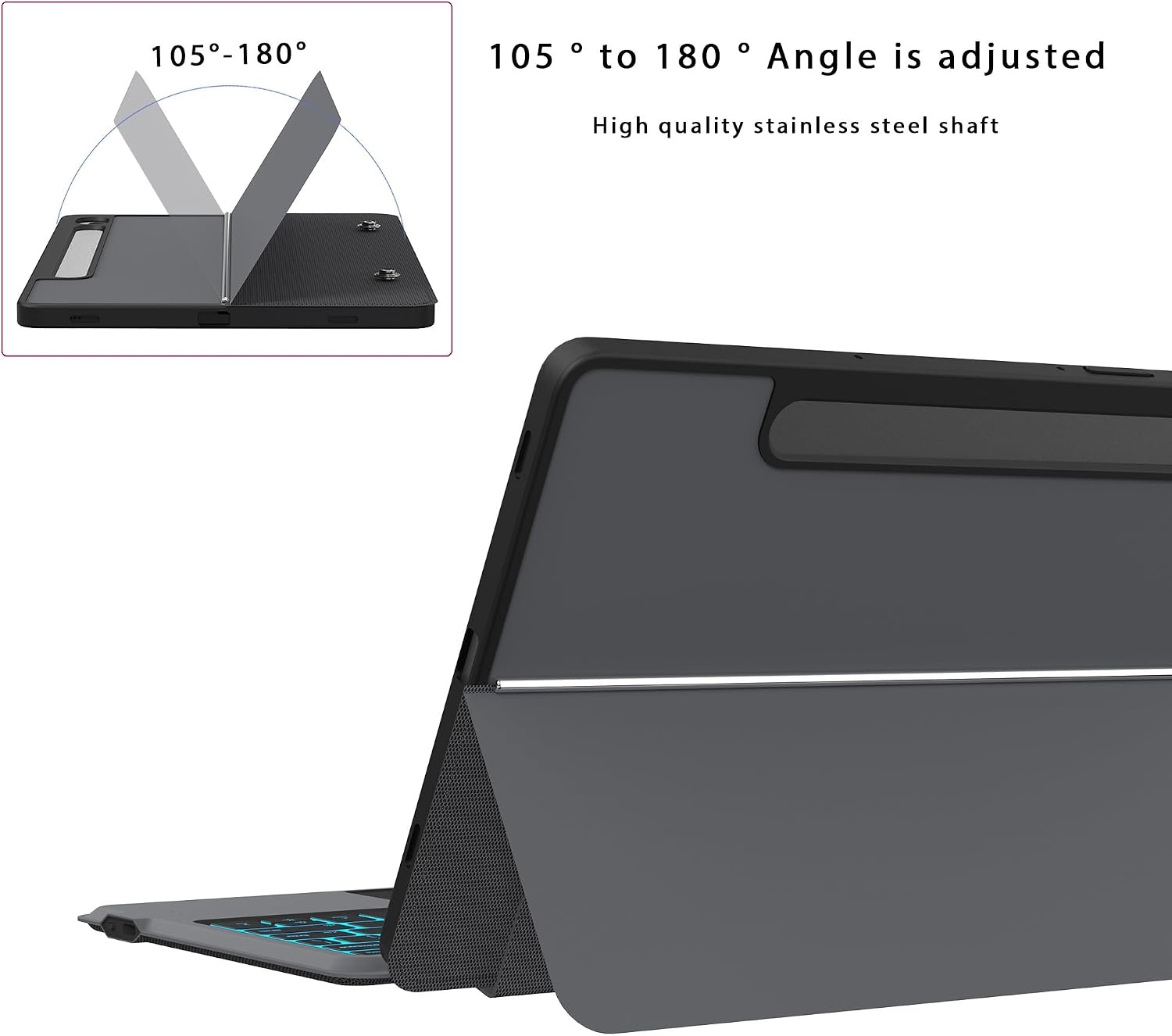 Roofei Tastatur-Hülle für Galaxy Tab S9/S10 mit Touchpad - bis zu 40,5% Rabatt