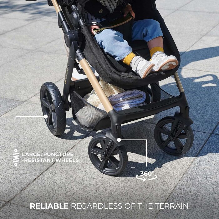3-in-1 Kombikinderwagen-Set, bis 22 kg, mit Babyschale, bis zu 42,9% Rabatt