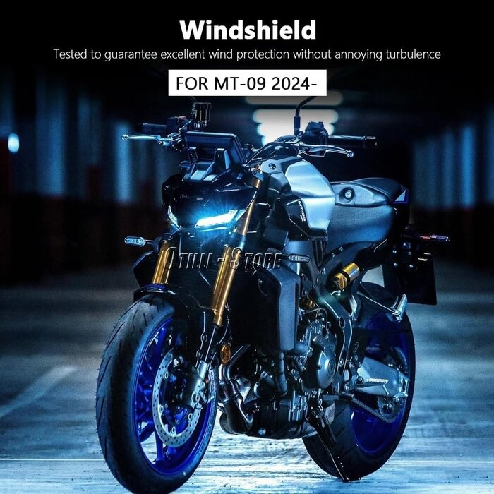 Aerodynamisches Windschild für Yamaha MT-09 ab 2024 - bis zu 64% sparen