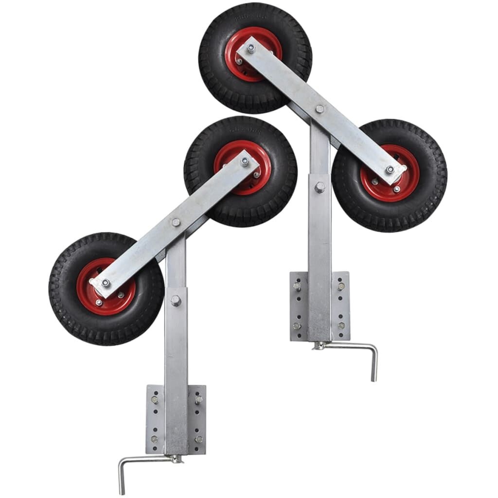 Vidaxl Bootsrollen-Stützset 59-84 cm, verzinkt - bis zu 46,3% Rabatt