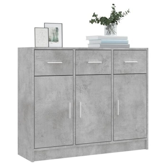 Vidaxl Modernes Sideboard in Betongrau - Jetzt bis zu 45,9 % günstiger