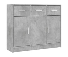 Vidaxl Modernes Sideboard in Betongrau - 91x28x75 cm - Sparen Sie bis zu 51%