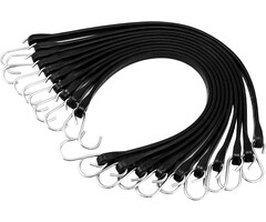 Vevor 50x Elastische Spanngurte mit S-Haken 53cm - bis zu 44,5% Rabatt