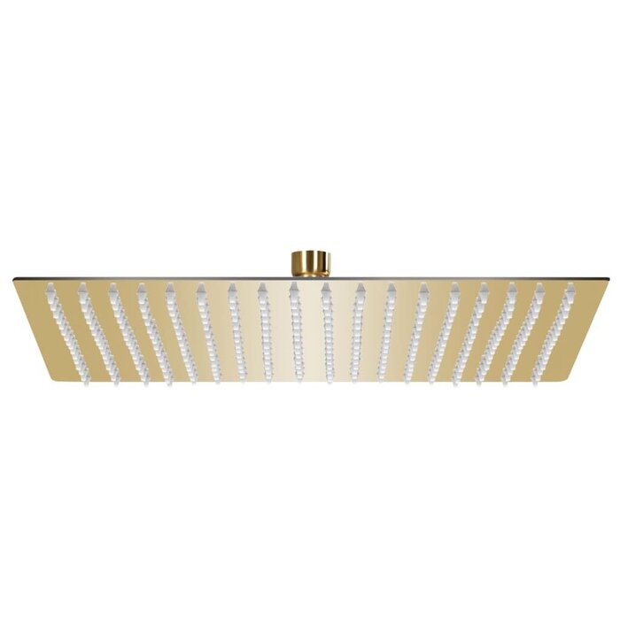 Vidaxl Luxus Regenduschkopf 50x50 cm Edelstahl Gold - bis zu 45,2 % Rabatt