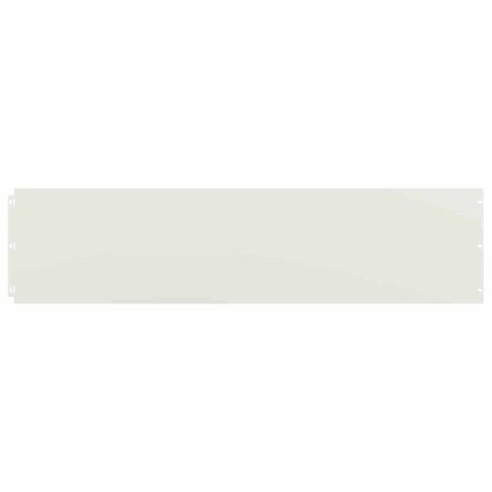 Vidaxl 20-tlg. Rasenkanten Stahl Weiß 25x103cm - Gartenbegrenzung bis zu 46% sparen