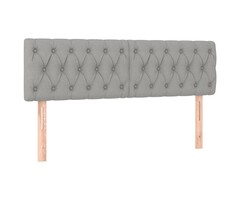 Vidaxl 2er Set Kopfteil für Bett 72x78/88 cm Hellgrau - bis zu 71% günstiger