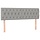 2er Set Kopfteil für Bett 72x78/88 cm Hellgrau - bis zu 71% günstiger