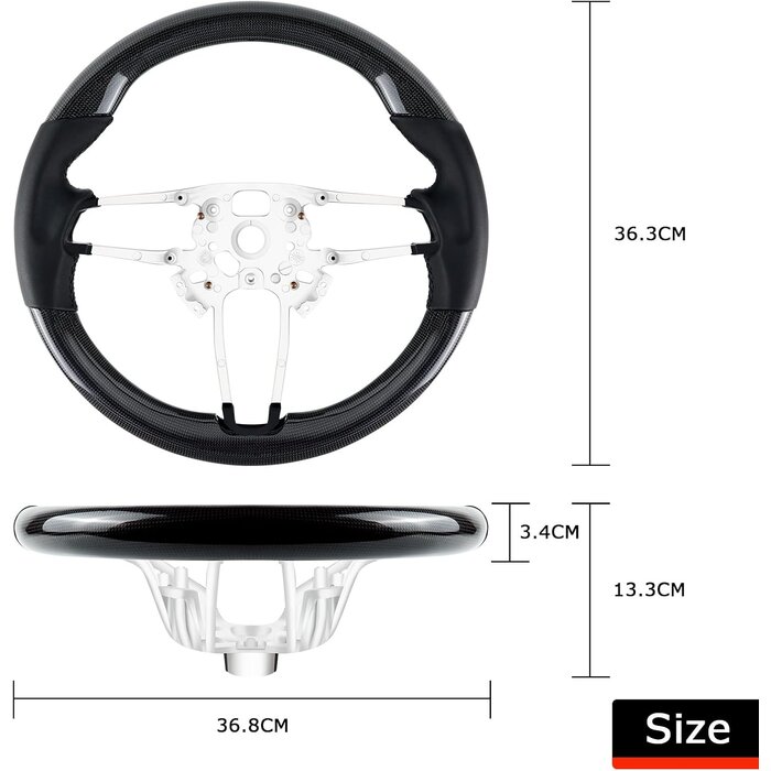 Exklusives Sportlenkrad Carbon & Nappaleder - Jetzt bis zu 69% sparen