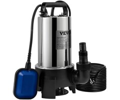 Vevor Edelstahl Schmutzwasser-Tauchpumpe 1100W | Bis zu 51% sparen