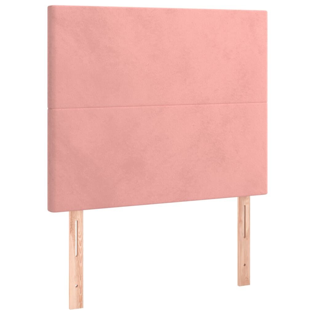 Vidaxl Set aus 2 Samt-Bettkopfteilen Rosa 90 cm - Jetzt bis zu 73% sparen