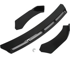Universaler 3-teiliger Frontspoiler, ABS, Schwarz - bis zu 46% sparen