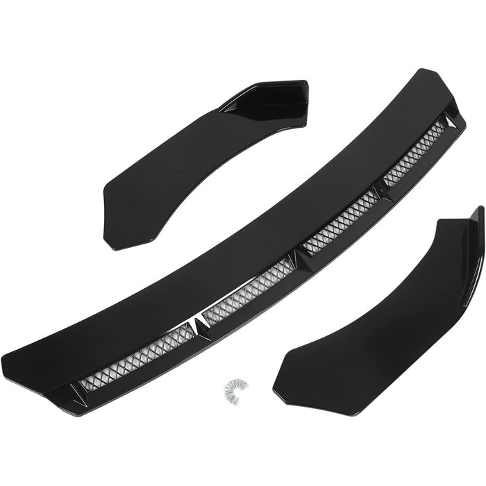 Universelle Frontspoiler Lippe 3-teilig - Schwarz - bis zu 40,4% Rabatt