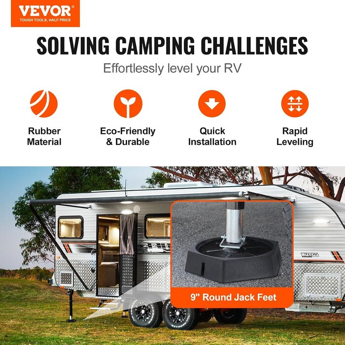 Vevor Wohnmobil Nivellierpads - 228,6 mm - bis zu 68% Rabatt