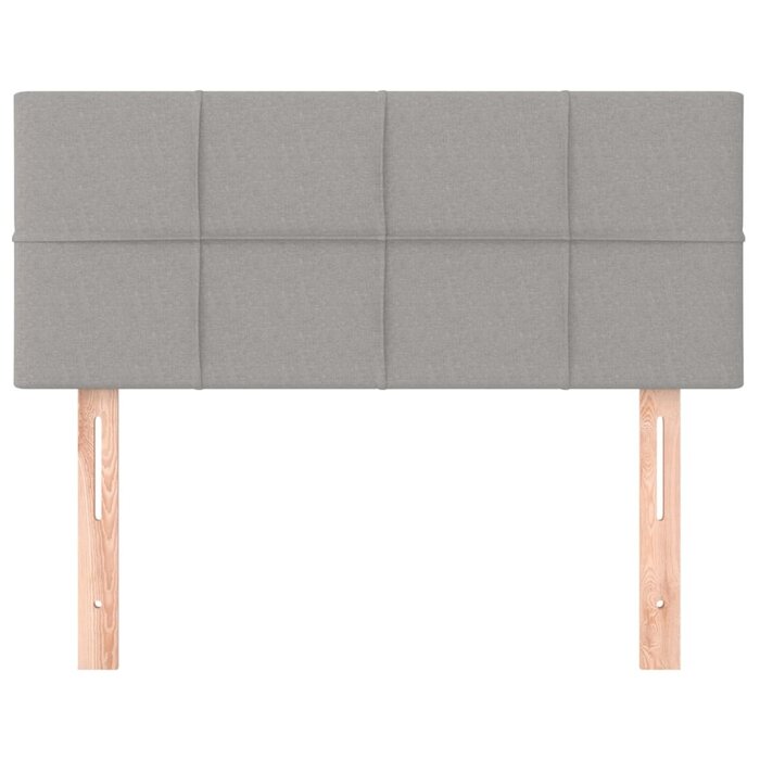 Stilvolles Bettkopfteil 100x88 cm in Hellgrau - jetzt bis zu 42,6% Rabatt